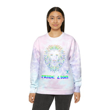 Load image into Gallery viewer, Pride Lion Unisex Tie-Dye Sweatshirt
