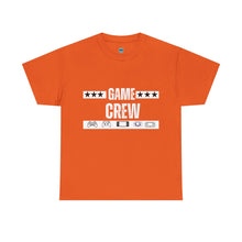 Load image into Gallery viewer, Game Crew T‑Shirt — Gamer Icons Front &amp; "Forever For Life" Back
