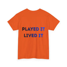 Load image into Gallery viewer, T-Shirt — Gamer X Logo &amp; "Played It Lived It" Retro Gaming Tee
