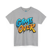 Load image into Gallery viewer, Game Over Unisex Heavy Cotton Tee - Fun Streetwear for Gamers and Casual Style
