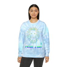 Load image into Gallery viewer, Pride Lion Unisex Tie-Dye Sweatshirt
