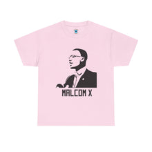 Load image into Gallery viewer, Malcolm X Tribute T-Shirt — "By Any Means Necessary" Graphic Tee
