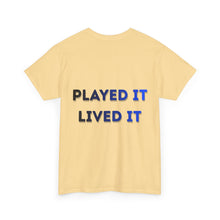 Load image into Gallery viewer, T-Shirt — Gamer X Logo &amp; "Played It Lived It" Retro Gaming Tee
