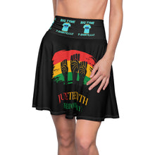 Load image into Gallery viewer, Juneteenth Women's Skater Skirt (AOP)
