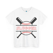 Load image into Gallery viewer, Unisex Heavy Cotton Tee - SLUGGER Baseball Tee for Sports Lovers
