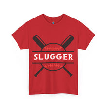Load image into Gallery viewer, Unisex Heavy Cotton Tee - SLUGGER Baseball Tee for Sports Lovers
