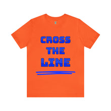 Load image into Gallery viewer, Cross the Line Unisex Jersey T-Shirt
