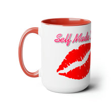Load image into Gallery viewer, Self Made Diva Two-Tone Coffee Mugs, 15oz
