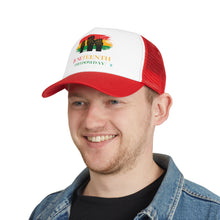 Load image into Gallery viewer, Juneteenth Mesh Cap
