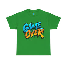 Load image into Gallery viewer, Game Over Unisex Heavy Cotton Tee - Fun Streetwear for Gamers and Casual Style
