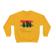 Load image into Gallery viewer, Juneteenth Unisex Heavy Blend™ Crewneck Sweatshirt
