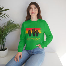 Load image into Gallery viewer, Juneteenth Unisex Heavy Blend™ Crewneck Sweatshirt
