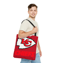 Load image into Gallery viewer, Kansas City City Chiefs Tote Bag (AOP)

