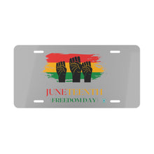Load image into Gallery viewer, Juneteenth Vanity Plate
