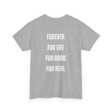 Load image into Gallery viewer, Game Crew T‑Shirt — Gamer Icons Front &amp; "Forever For Life" Back
