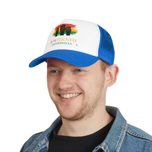 Load image into Gallery viewer, Juneteenth Mesh Cap
