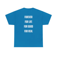 Load image into Gallery viewer, Game Crew T‑Shirt — Gamer Icons Front &amp; "Forever For Life" Back

