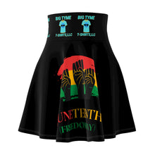Load image into Gallery viewer, Juneteenth Women's Skater Skirt (AOP)
