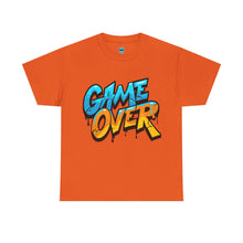 Load image into Gallery viewer, Game Over Unisex Heavy Cotton Tee - Fun Streetwear for Gamers and Casual Style
