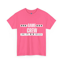 Load image into Gallery viewer, Game Crew T‑Shirt — Gamer Icons Front &amp; "Forever For Life" Back
