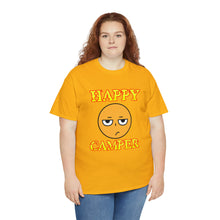 Load image into Gallery viewer, Happy Camper (Ironic Version) Unisex Heavy Cotton Tee
