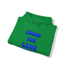 Load image into Gallery viewer, Cross The Line Hooded Sweatshirt
