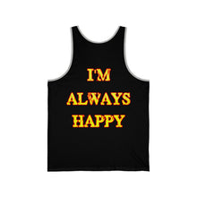 Load image into Gallery viewer, Happy Camper (Ironic Version) Unisex Jersey Tank
