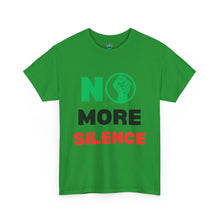Load image into Gallery viewer, No More Silence Unisex Heavy Cotton Tee - Empowerment Statement Shirt
