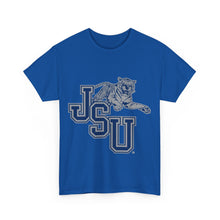 Load image into Gallery viewer, JSU Tiger (BLUE) Unisex Heavy Cotton Tee - Casual College Spirit Wear

