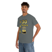 Load image into Gallery viewer, Happy Birthday (30 Years/XXX Years) Unisex Heavy Cotton Tee.
