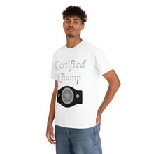 Load image into Gallery viewer, Certified Champ (Silver) Unisex Heavy Cotton Tee
