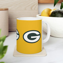 Load image into Gallery viewer, Green Bay Packers Ceramic Mug 11oz
