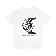 Load image into Gallery viewer, Gemini Wolf Unisex Jersey Short Sleeve Tee
