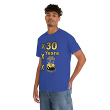 Load image into Gallery viewer, Happy Birthday (30 Years/XXX Years) Unisex Heavy Cotton Tee.
