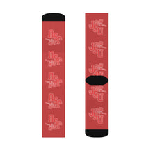 Load image into Gallery viewer, Jackson State University Sublimation Socks (Flaming Red)
