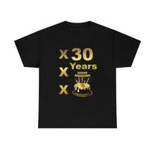 Load image into Gallery viewer, Happy Birthday (30 Years/XXX Years) Unisex Heavy Cotton Tee.
