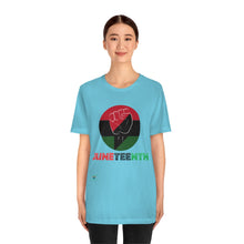Load image into Gallery viewer, Juneteenth Unisex Jersey Short Sleeve Tee
