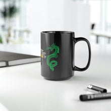 Load image into Gallery viewer, 龙坑 Lóng kēng (Dragon Pit) Black Mug, 15oz
