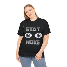 Load image into Gallery viewer, Stay Woke Unisex Heavy Cotton Tee
