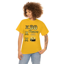 Load image into Gallery viewer, Happy Birthday (30 Years/XXX Years) Unisex Heavy Cotton Tee.
