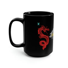 Load image into Gallery viewer, 龙坑 Lóng kēng (Dragon Pit) Black Mug, 15oz
