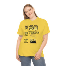 Load image into Gallery viewer, Happy Birthday (30 Years/XXX Years) Unisex Heavy Cotton Tee.
