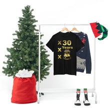 Load image into Gallery viewer, Happy Birthday (30 Years/XXX Years) Unisex Heavy Cotton Tee.
