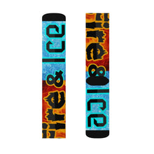 Load image into Gallery viewer, Fire &amp; Ice Sublimation Socks
