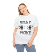 Load image into Gallery viewer, Stay Woke Unisex Heavy Cotton Tee
