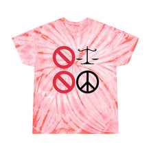 Load image into Gallery viewer, No Justice, No Peace Tie-Dye Tee, Cyclone
