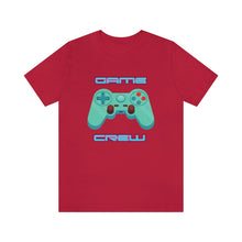 Load image into Gallery viewer, Game Crew Unisex Jersey Short Sleeve Tee
