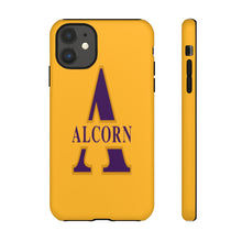 Load image into Gallery viewer, Alcorn iPhone 11 Tough Cases (Gold)
