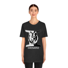 Load image into Gallery viewer, Gemini Wolf Unisex Jersey Short Sleeve Tee

