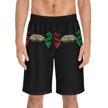 Load image into Gallery viewer, 龙坑 Lóng kēng (Dragon Pit) Men's Board Shorts (AOP)

